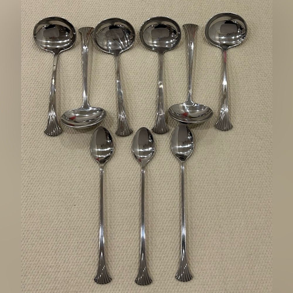 Oxford Hall stainless flatware Hong Kong Ladle Spoons And Ice Tea Spoons
